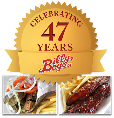 Billy Boy's Restaurant celebrating 47 years